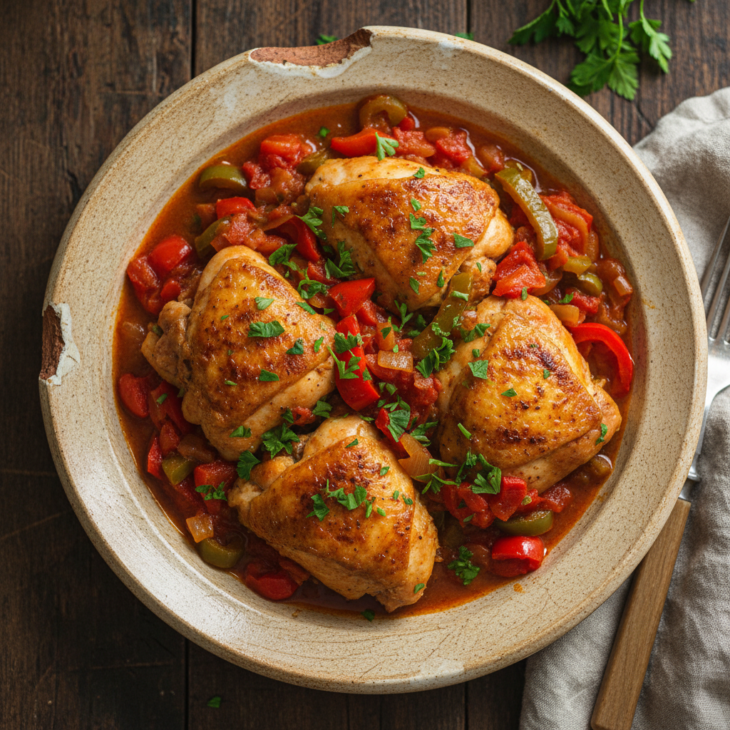 Poulet Basquaise