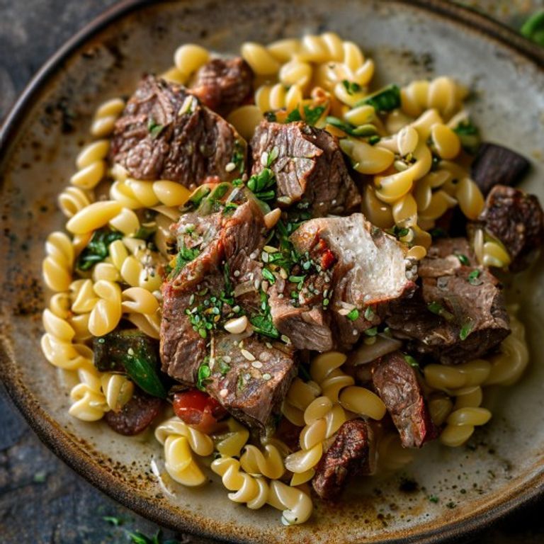 Beef and Orzo Stifado