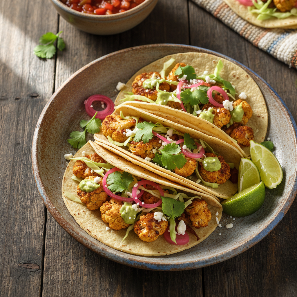 Roasted Cauliflower Tacos