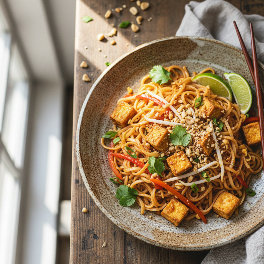 Pad Thai with Tofu