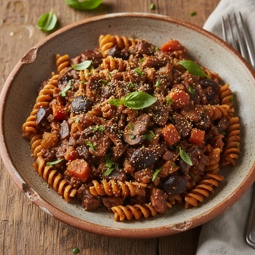 Mushroom Bolognese