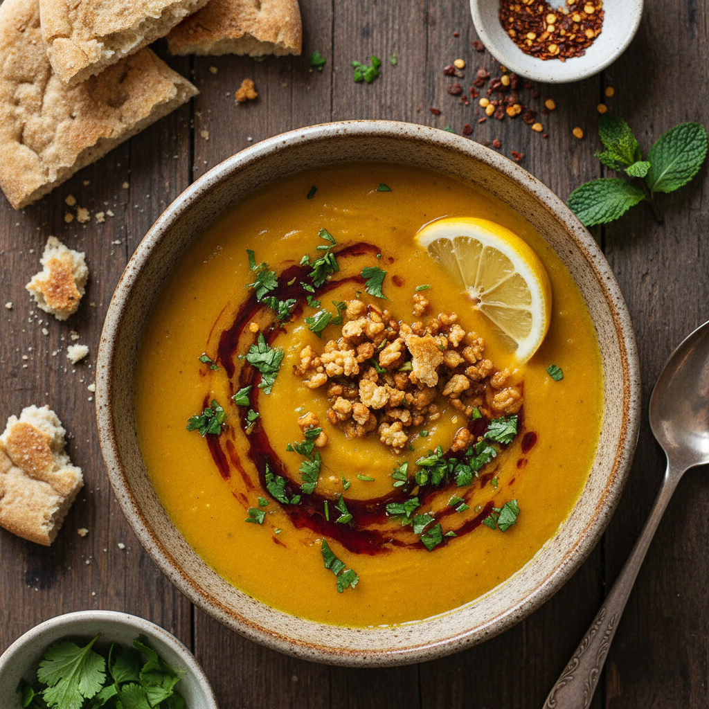Quick Lentil Soup (Shorbet Adas)