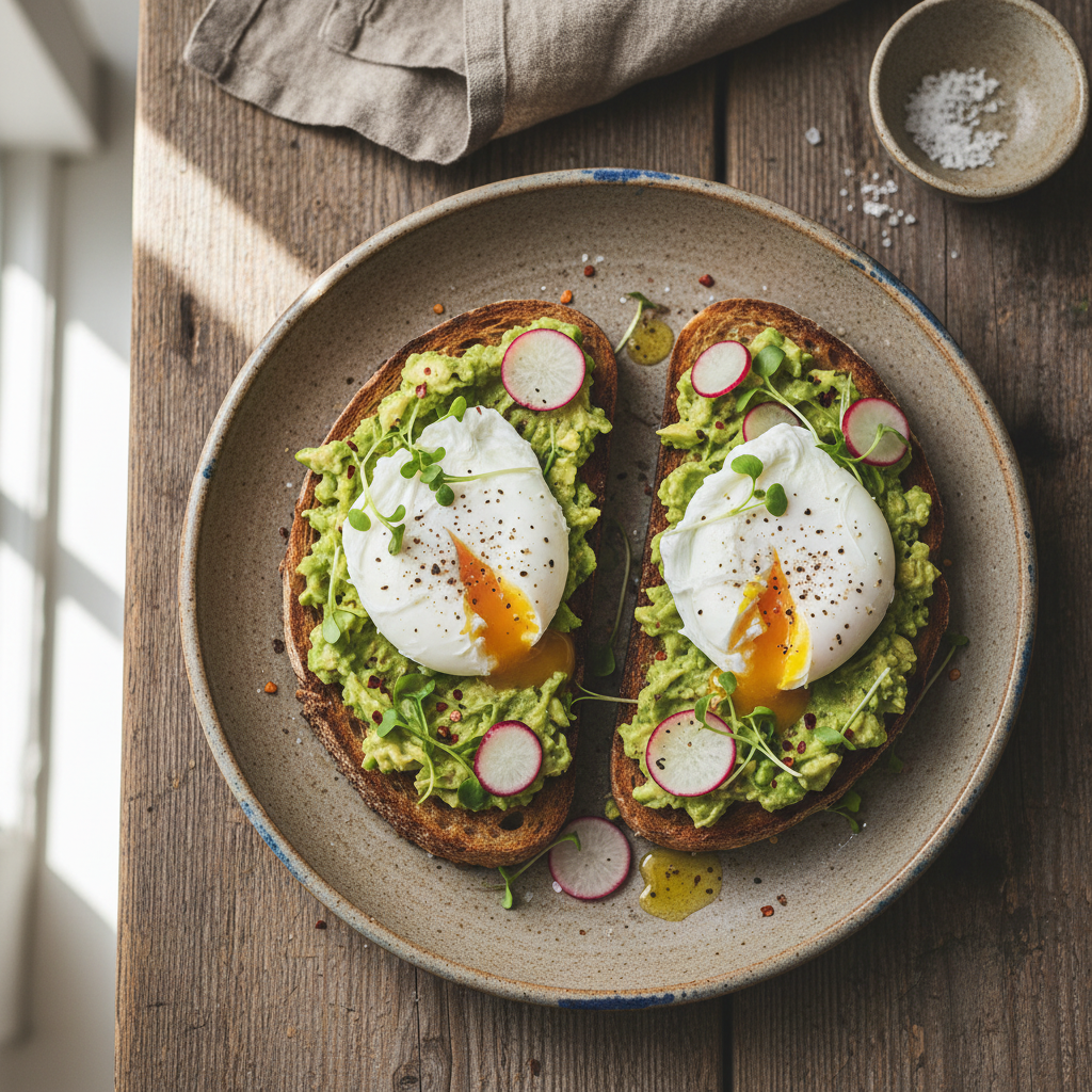 Avocado Toast with Eggs