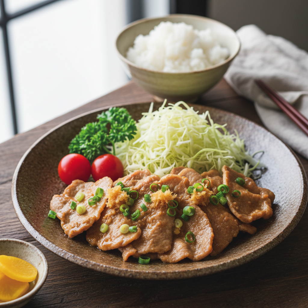 Pork Shogayaki (Ginger Pork)