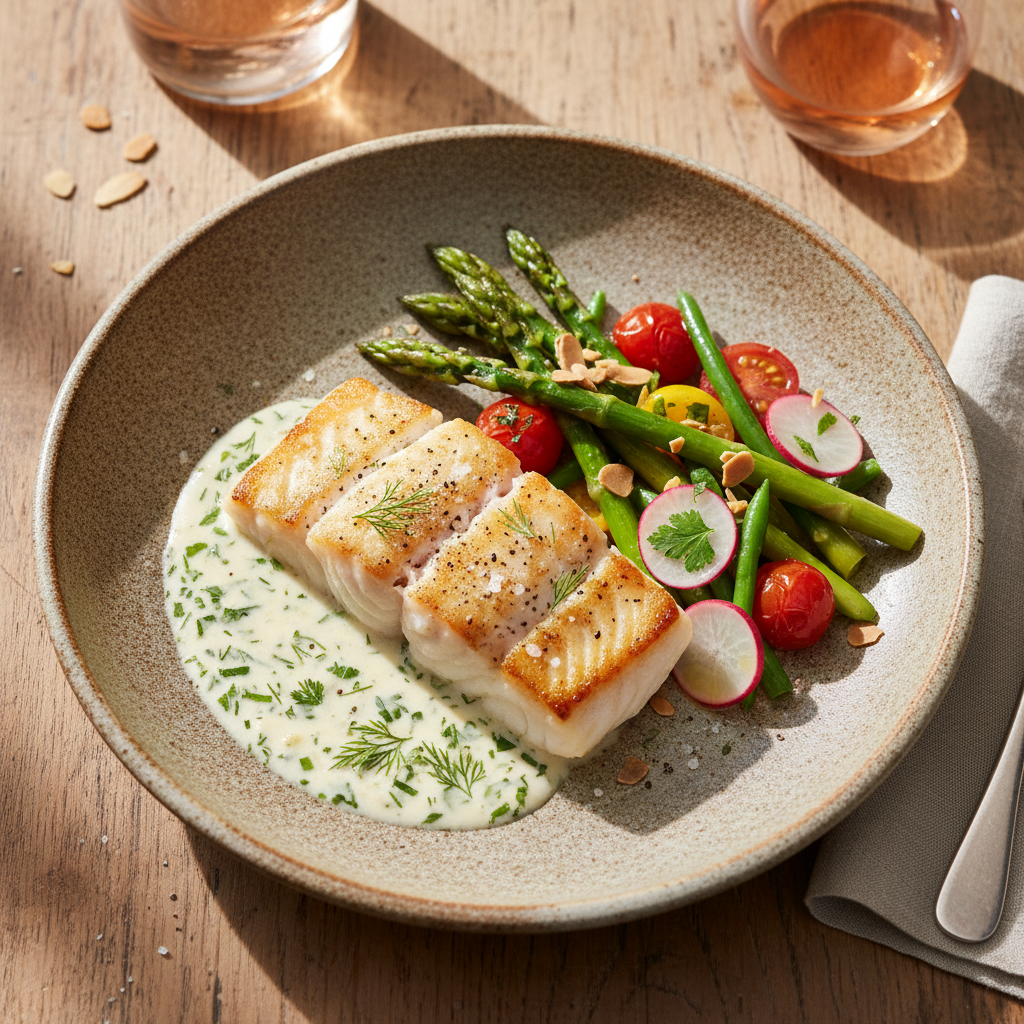 Pan-Seared Cod
