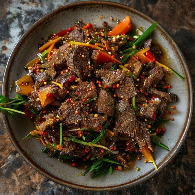 Black Pepper Beef Stir-fry