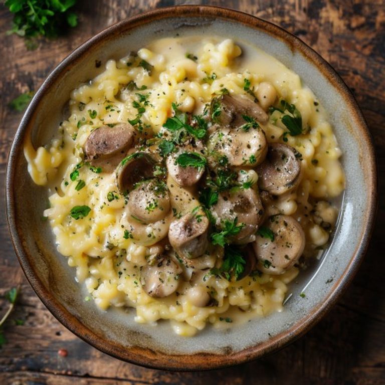 Creamy Mushroom Risotto
