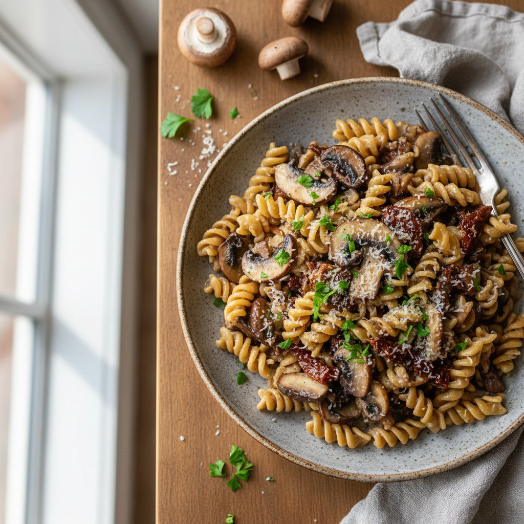 One-Pot Mushroom Pasta