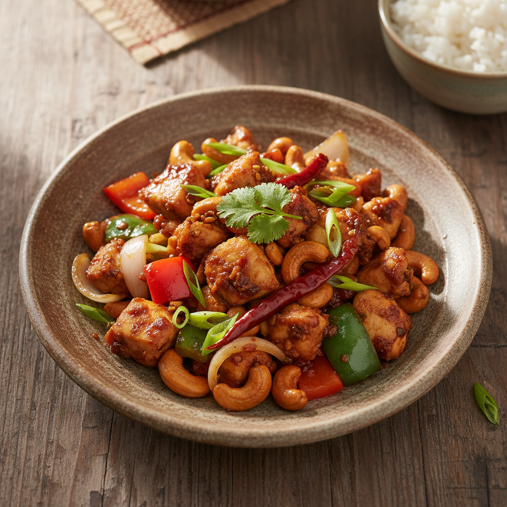 Gai Pad Med Mamuang Himmapan (Chicken with Cashew Nuts)