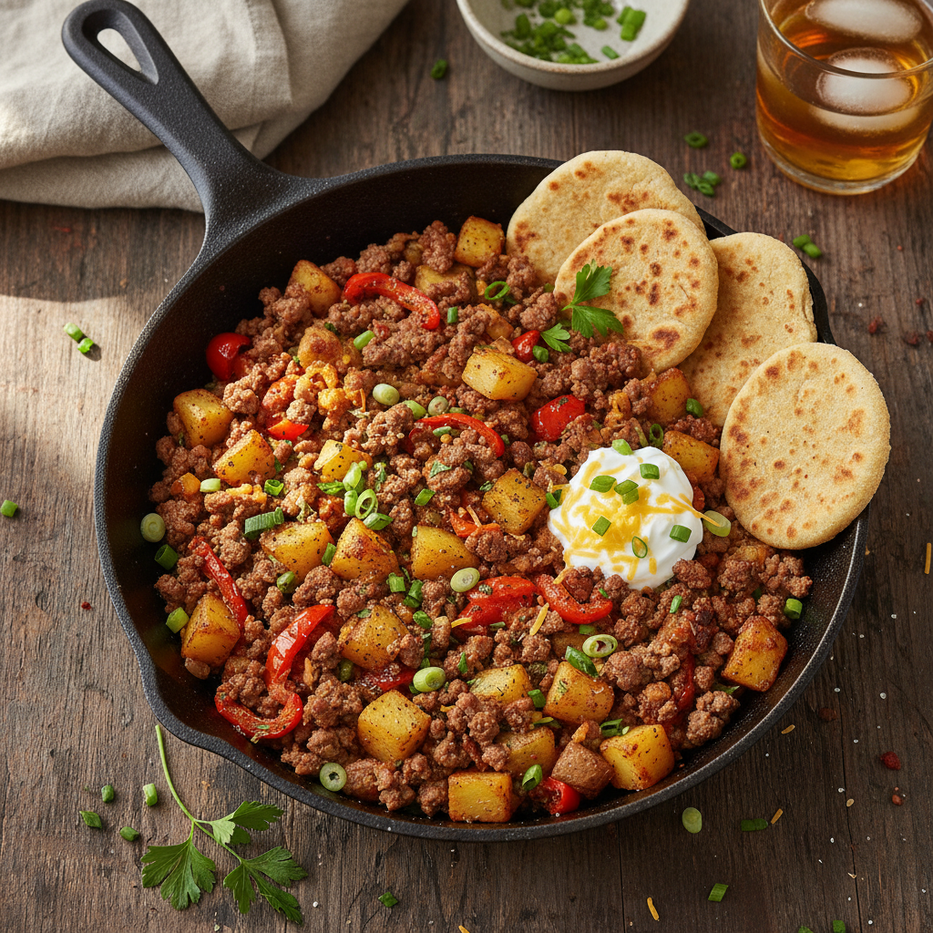 Ground Beef and Potato Skillet
