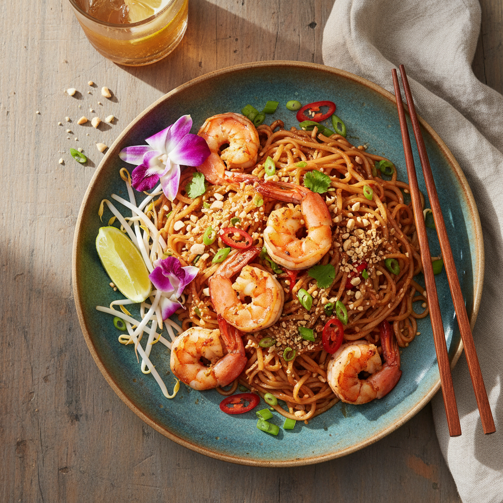 Pad Thai with Shrimp
