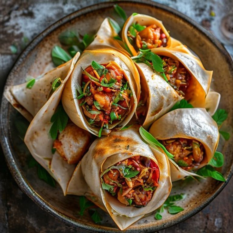 Crispy Peking Duck Wraps
