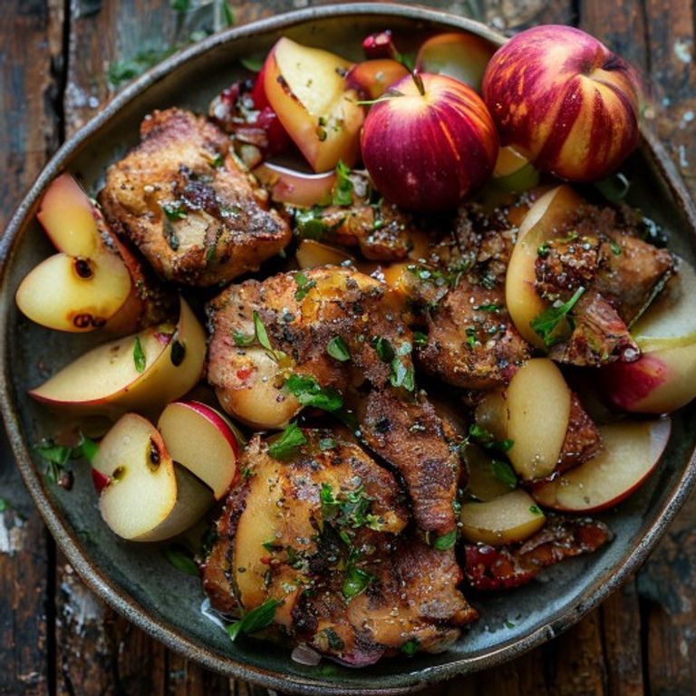 Pork Chops with Apples and Onions