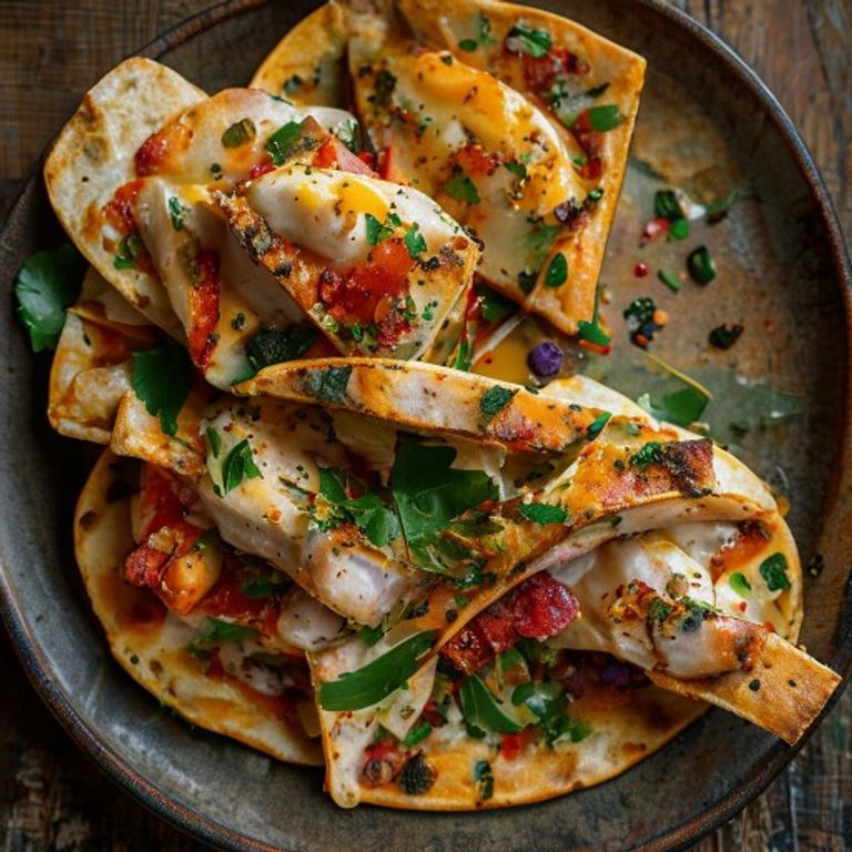 Quick Chicken Tinga Tostadas