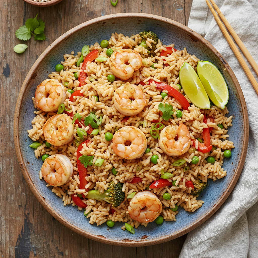 Quick Shrimp Fried Rice